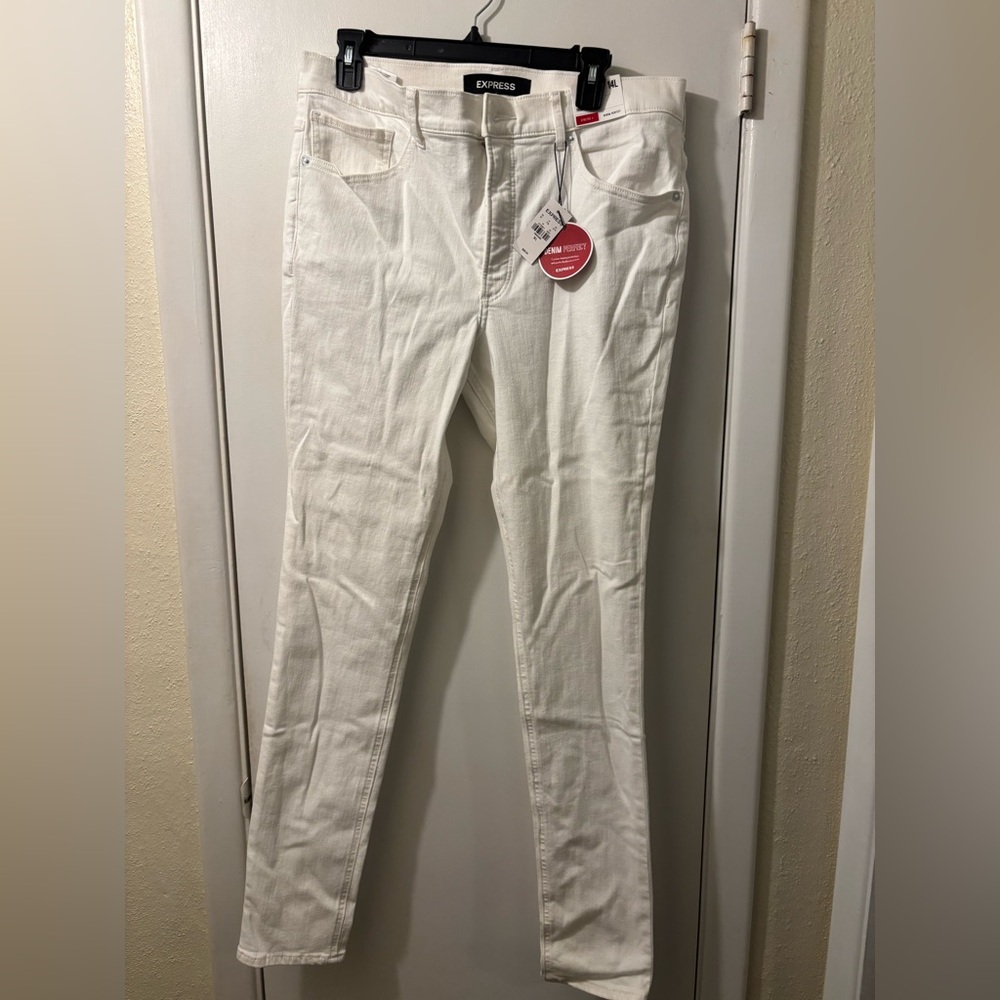 Express Ivory Denim Pants